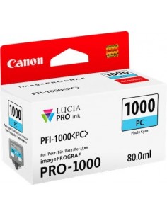 Tinta Canon PFI-1000PC Cían...