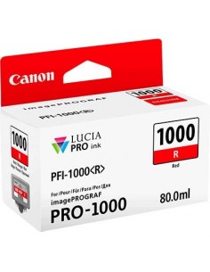 Tinta Canon PFI-1000R Rojo...