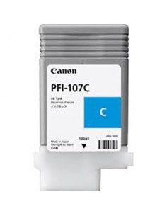 Tinta Canon PFI-107 C Cían...