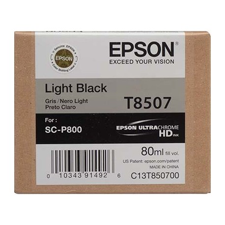 Tinta Epson Gris T850700 - 80 ml.
