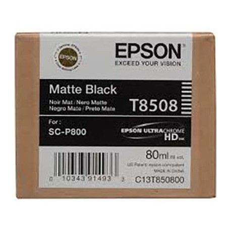 Tinta Epson Negro mate T850800 - 80 ml.