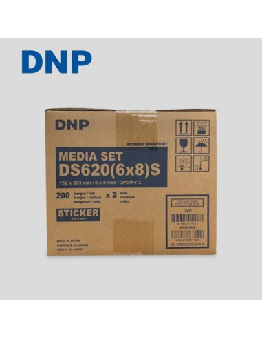 PAPEL TERMICO DNP DS620 6x8 STICKER