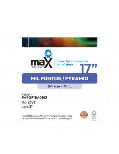 Mil Puntos / Pyramid, 17"... 2