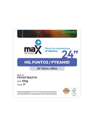 Mil Puntos / Pyramid, 24" (61cm x...