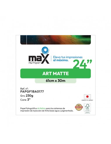 ART MATTE, 24" (61cm x 30m) MAX HQ-Paper